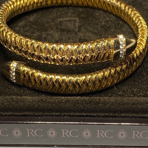Roberto Coin Primavera 18k gold/diamond bracelet - Picture 5 of 14